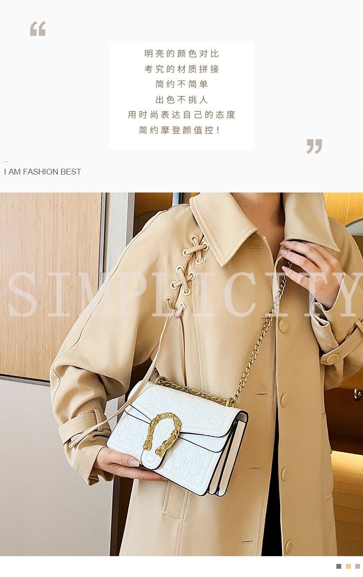 New women's bag chain bag small square bag senior sense with all the shoulder crossbody bag fashion bag FM-6005