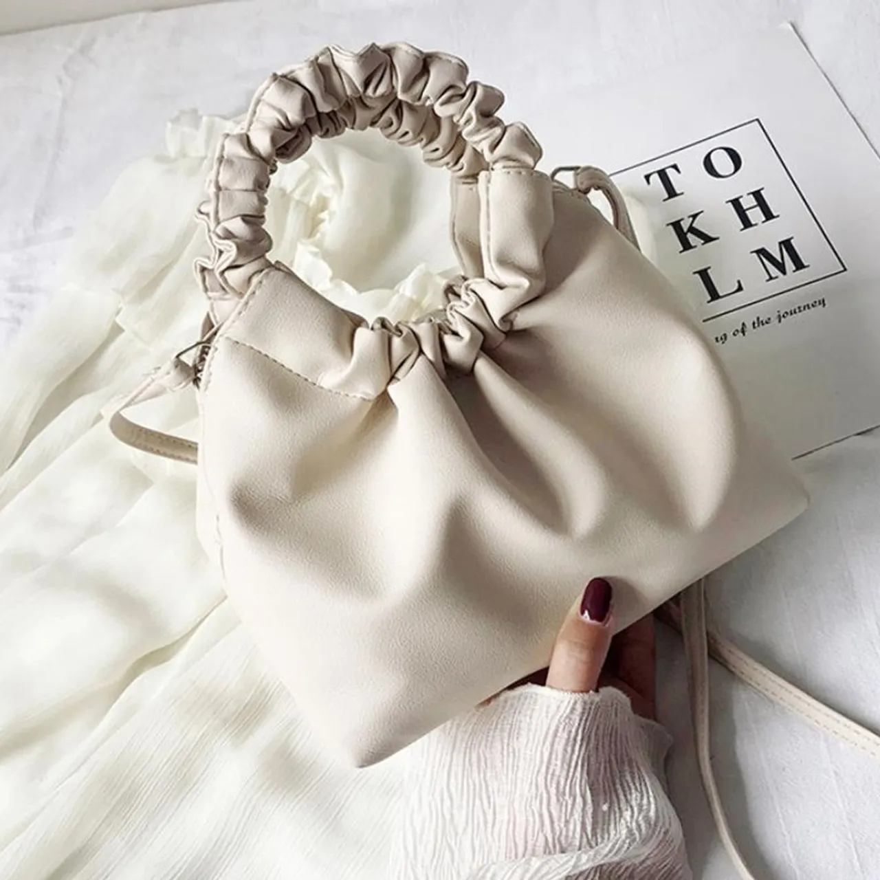 Shoulder bag women's shoulder handbags fashion portable single shoulder bag diagonal straddle bag