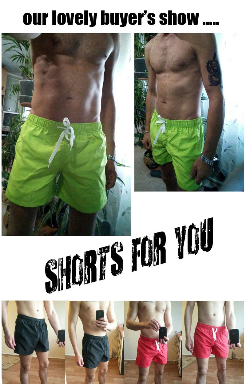 Summer Board shorts men casual solid Mid Beach shorts fashion printed Waist shor