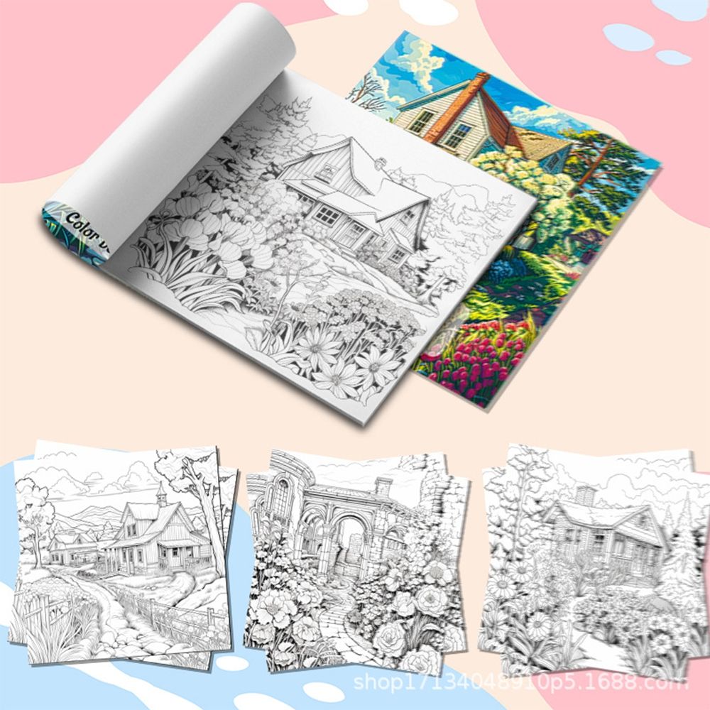 Hot selling coloring books, adult art books, graffiti art books, art books, painting brochures, coloring books