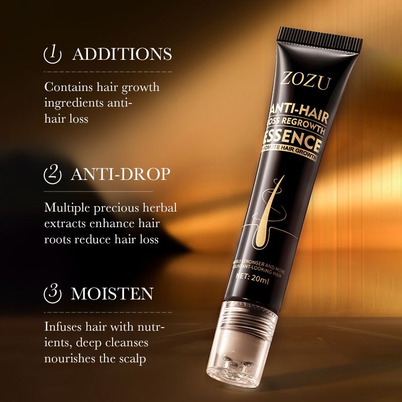 ZOZU Anti-hair loss essence strengthens hair roots, improves hair loss and promotes hair growth