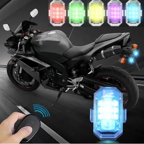 LED M3 Remote Control 7 Colors RGB USB charging Universal LED touch light strobe light Mini Signal Drone flashlight