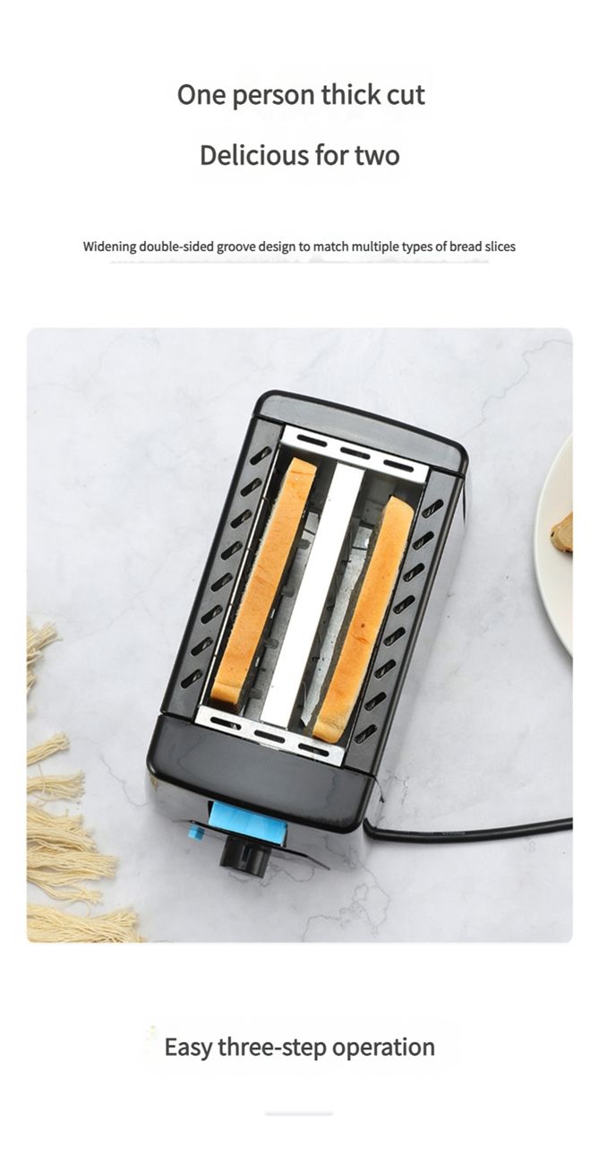Toaster toaster two slices of toast bread machine sandwich breakfast machine