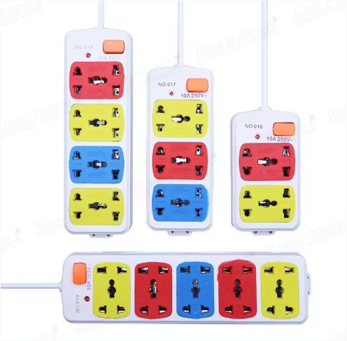  Electric Switch Euro Multi Function Extension Socket 2M