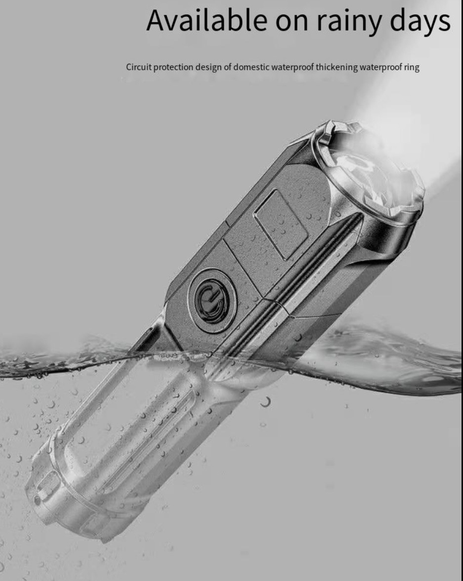 LED Flashlights - Mini Camping Flashlights with High Lumens, 3 Modes, Zoomable Beam - Powerful, Bright, Circle charge, and Versatile Tactical Flash Light for Outdoor and Home Use