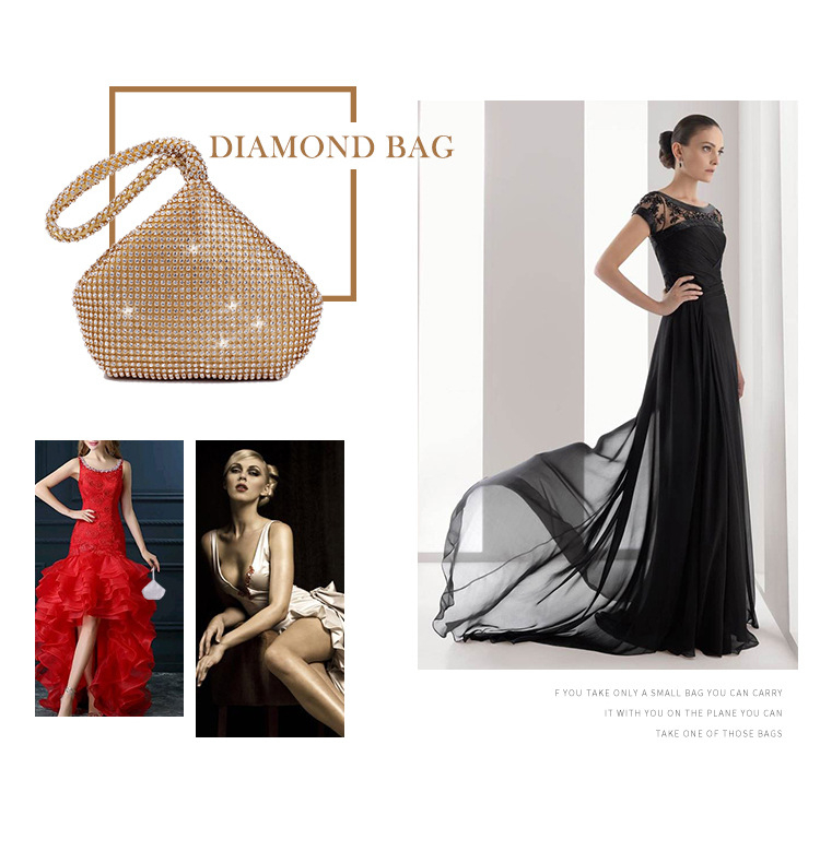 Soft Beaded Women Evening Bags Cover Open Style Lady Wedding Bridalmaid