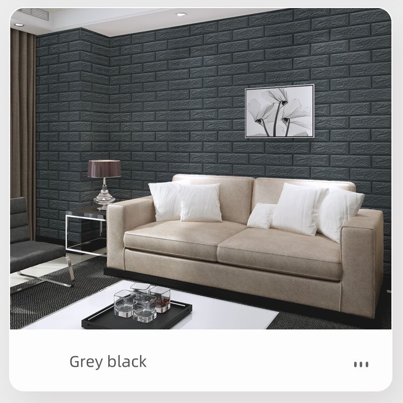3D Wallpaper Brick pattern small-sized wallpaper, waterproof moisture-proof CRRSOP decoration for dormitories, bedrooms, wall stickers, self-adhesive wallpaper