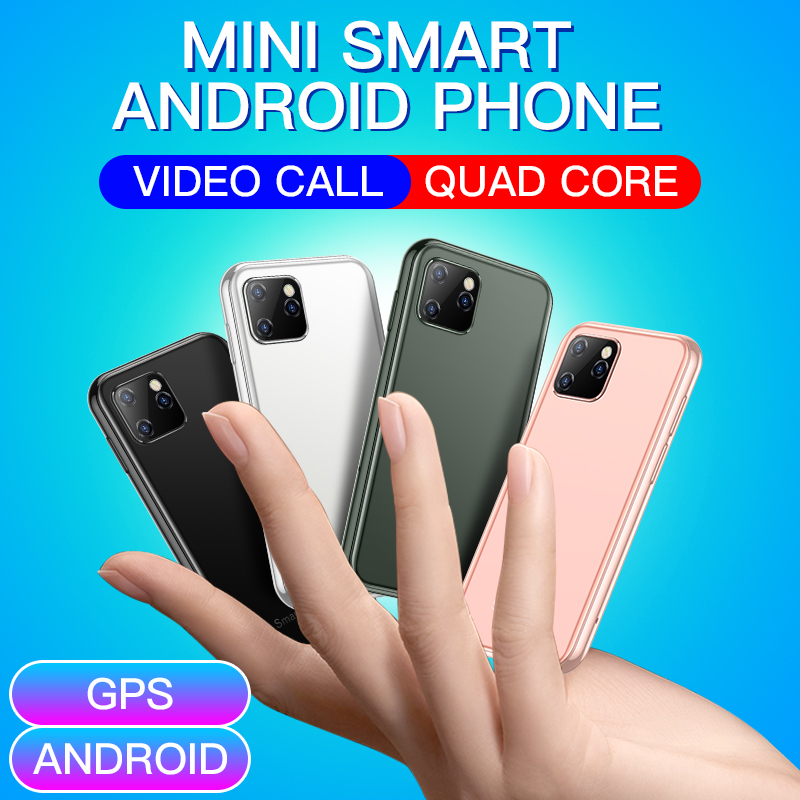 SOYES XS11 Mini Android 6.0 Cell Phones With 3D Glass Slim Body HD Camera Dual Sim Quad  Core Google Play Market Cute Smartphone