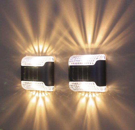 4 pieces Solar lights outdoor landscape decoration garden villa courtyard wall lights outdoor layout waterproof yard night lights