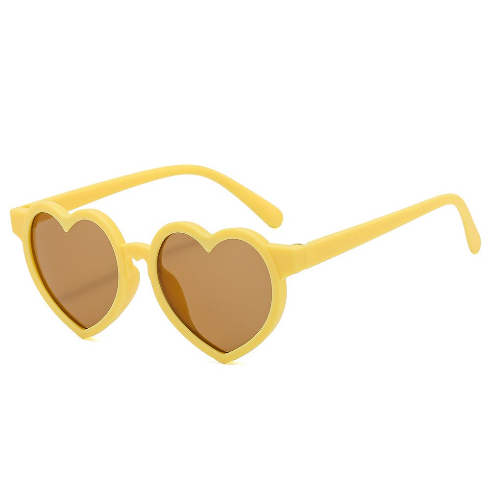 12022 Kids Glasses Love Heart Cute Frame Sunglasses Gradient Lens Shaped Sunglasses