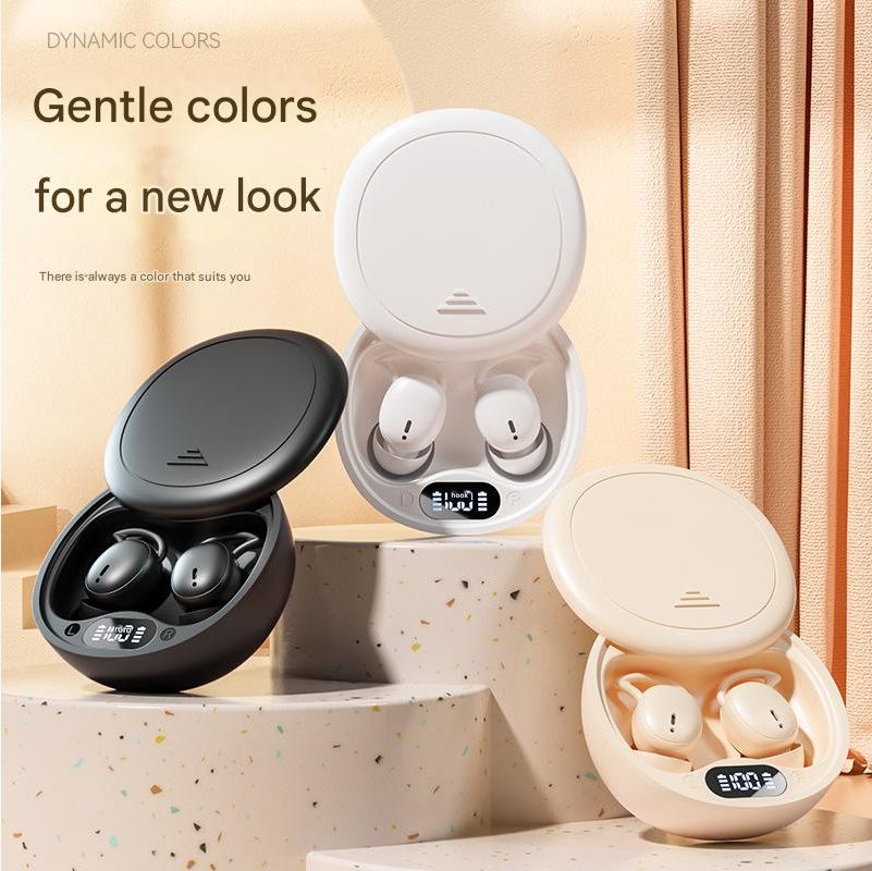 Bluetooth Earphone Wireless Bluetooth Earpods Earphone Business Wireless Bluetooth Earphones In Ear Mini Digital Display Long Endurance Sleep Noise Cancelling Headphones
