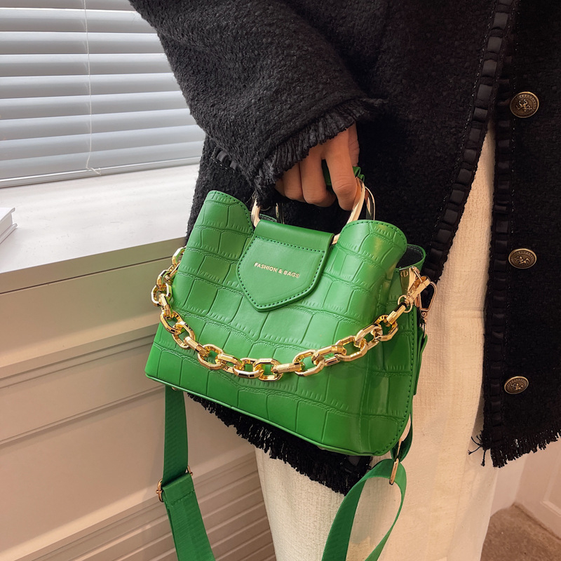 DY&7020 Shoulder Crossbody Bucket Ladies Hand Bags PU Leather Handbags for Women