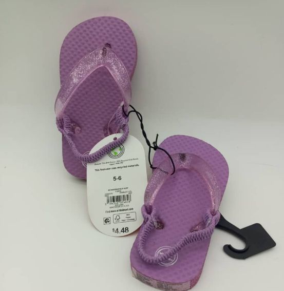 Children's Custom Logo Print PVC Flipflops Slipper- Outdoor Strand Unisex Slipper