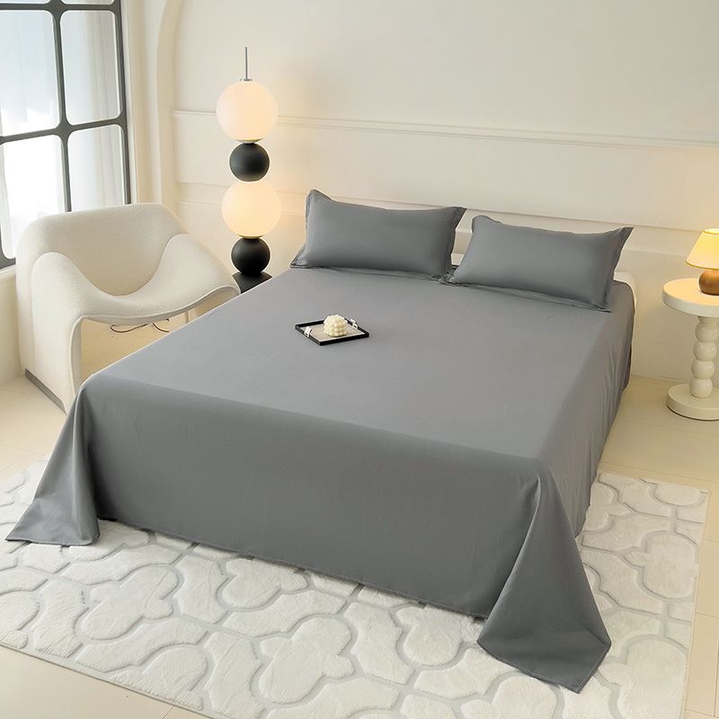 120*230cm ,150*230cm,180*230cm,220*230cm,230*250cm,Bed Sheet pillowcase Aloe vera cotton, washed cotton, bed sheets, plain brushed wool CRRSHOP 48*74cm pillow case free shipping
