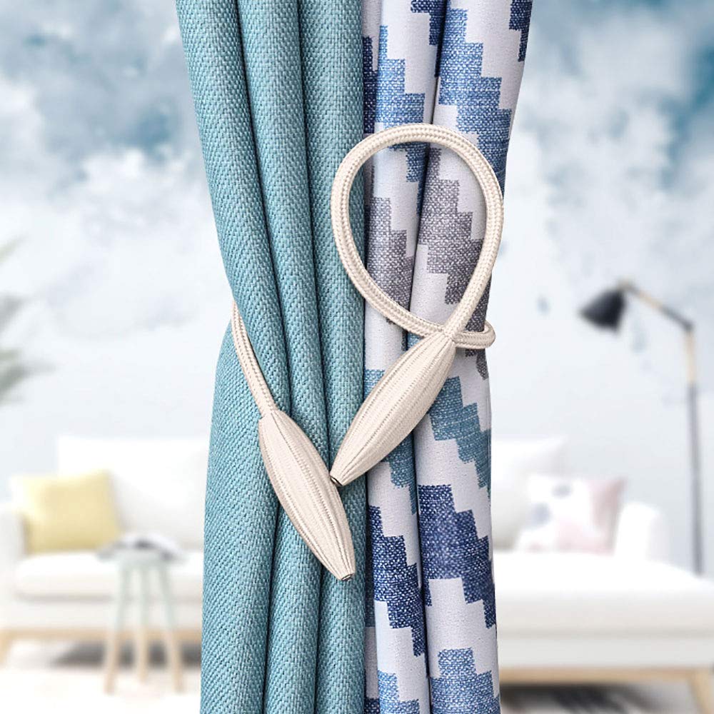 CK-04 1 Pair Curtain Tiebacks Clips Creative Window Drape Twist Tie Backs European Style Custom Made Curtain Holders Decorative Draperies Holdbacks