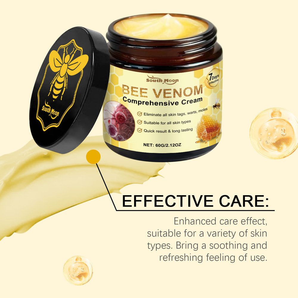 SOUTH MOON Bee Venom Cream Relieves Redness Repair Damage Skin Strengthens Skin Barrier Deep Moisturizing Skin Care Nourishing Body Cream