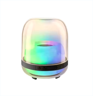 Led transparent sleep music player wireless blue tooth rechargeable waterproof with multifunction insomnia speakers
