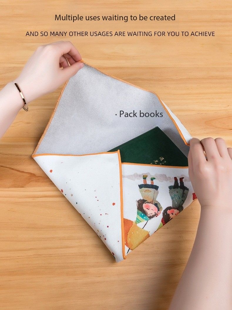 Hundred - sticker cloth, free - pack for cosmetics, hundred - fold cloth, storage and wrapping cloth for SLR cameras, magic hundred - sticker sticky cloth