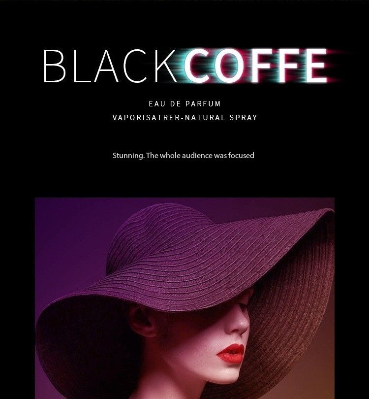 Small Town Yixiang Black Opium Perfume, Black Coffee Women's Perfume, Long-lasting Light Scent Perfume for Students, Foreign Trade Perfume, Perfume for Internet Celebrity Live Broadcast