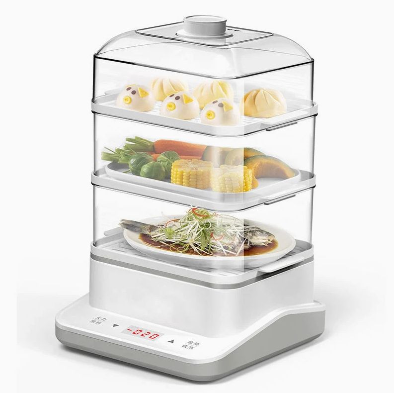3 Layer Multifunctional Big Capacity Smart Electric Vegetable Food Steamer