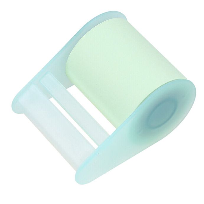 Sticky Notes with Holder Memo Tape and Dispenser Low Tack Tape For Die Cutting light green and yellow 