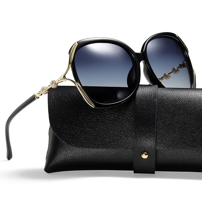 1850 Sun Glasses Shades Polarized Women Sunglasses Designer Trendy Fashion Black Top Sunglasses