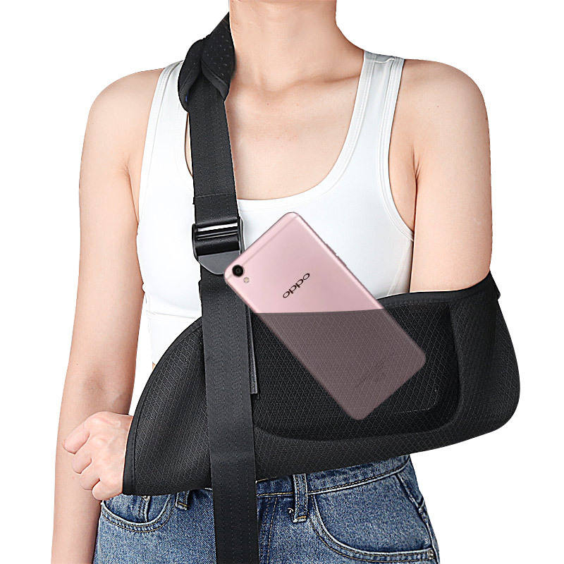 Wrist Elbow Surgery Adjustable Padded Arm Support Straps Breathable Lightweight Immobilizer Arm Sling