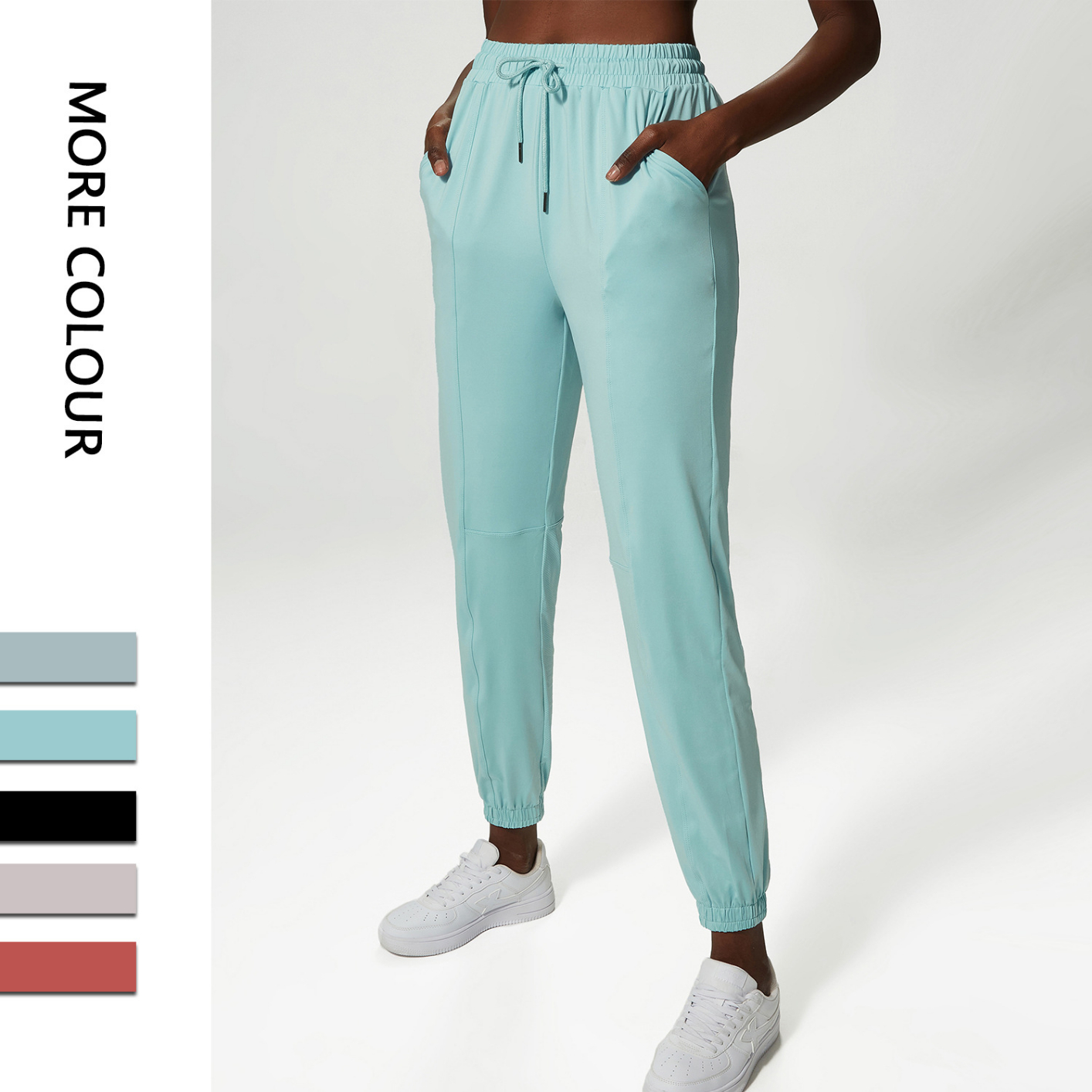 C160 Women Outdoor Training Running pants Lady knitted Simple girl's leisure Sports Yoga Fitness clothes wholesale Trousers