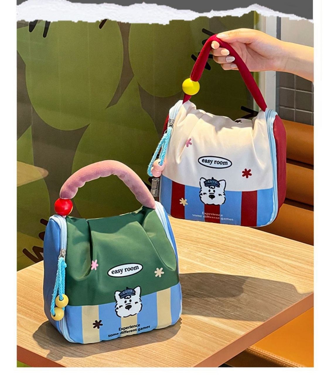 Portable Mommy Bag Lightweight Baby Outdoor Bag Infant Milk Bottle Storage Bag Multifunctional Maternity Nappy Tote Bag
