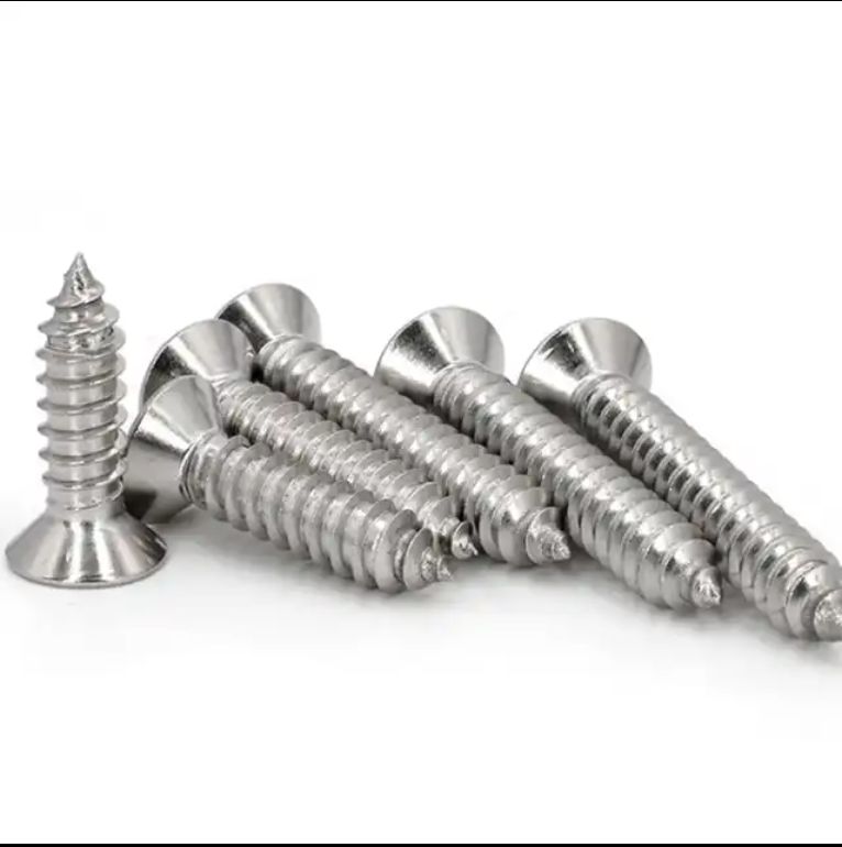 Stock supply cheap M3 round cross-head metal screws 