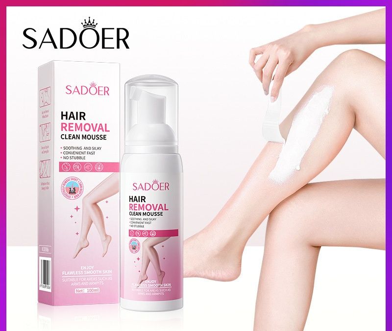 Mild Hair Removal Mousse Non-Irritating Body Depilatory Foam Gentle Smooth Cleansing Skin Hair Remover Cream For Leg Armpit Arm Whole Body