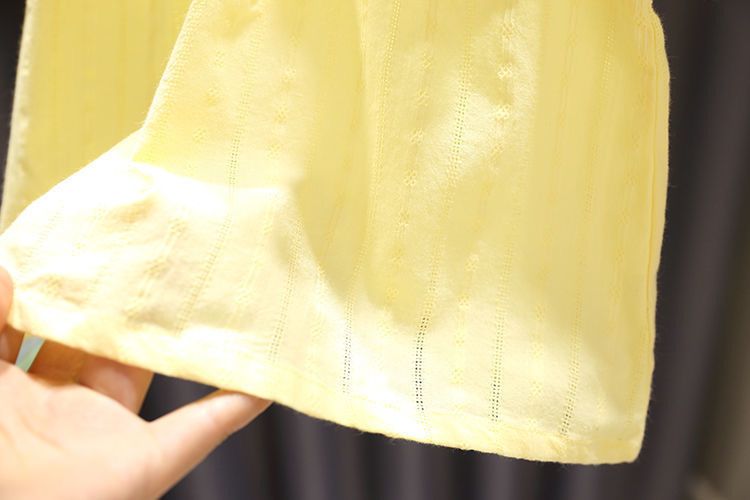 Baby girl princess dress new style children's summer clothes for girls fresh and versatile small flower baby shirt trendy baby girl summer clothes