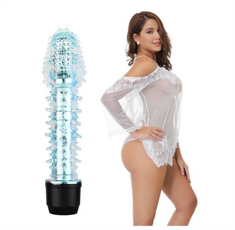 Dildo,Penis,Dragon Whisker Stick Crystal Prickly Single Vibrator, Female Masturbation AV Massager, Simulation Penis Adult Product,Adult Toy.