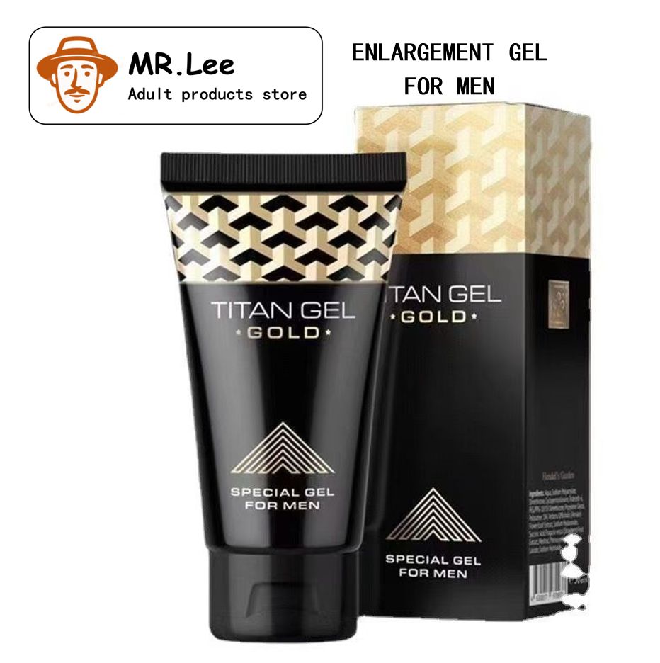 50ml Gold Titan Gel Penis enlargement erectile disfunction and Libido supplement Titan Penis Enlargement Gel Cream Thickening Big Penis
