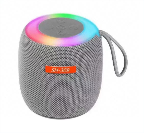 Portable Bluetooth Mini Subwoofer Hifi Pink BT Speakers With RGB Flashing