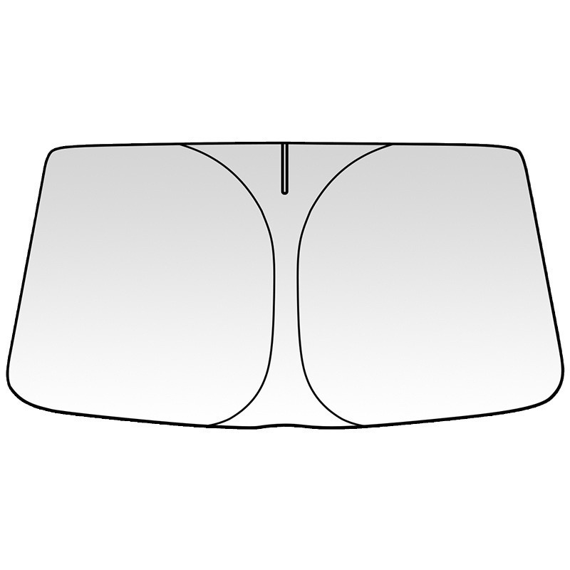 Car Windshield Sun Shade - Foldable Reflective Sun Visor for Cars, SUVs, Trucks, and Vehicles | Heat Blocking Sunshade to Keep Interior Cool | Summer Automotive Accessories