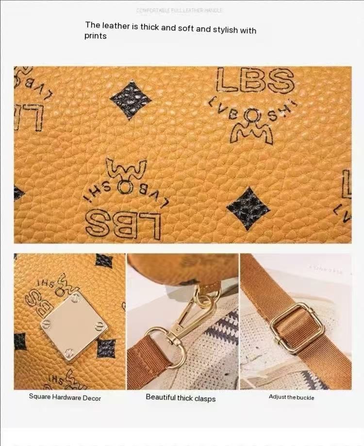 2024 New Fashion Korean Style Trendy Princess Round Cylinder Bag Retro Girl's Outfit Multi-functional Shoulder Bag