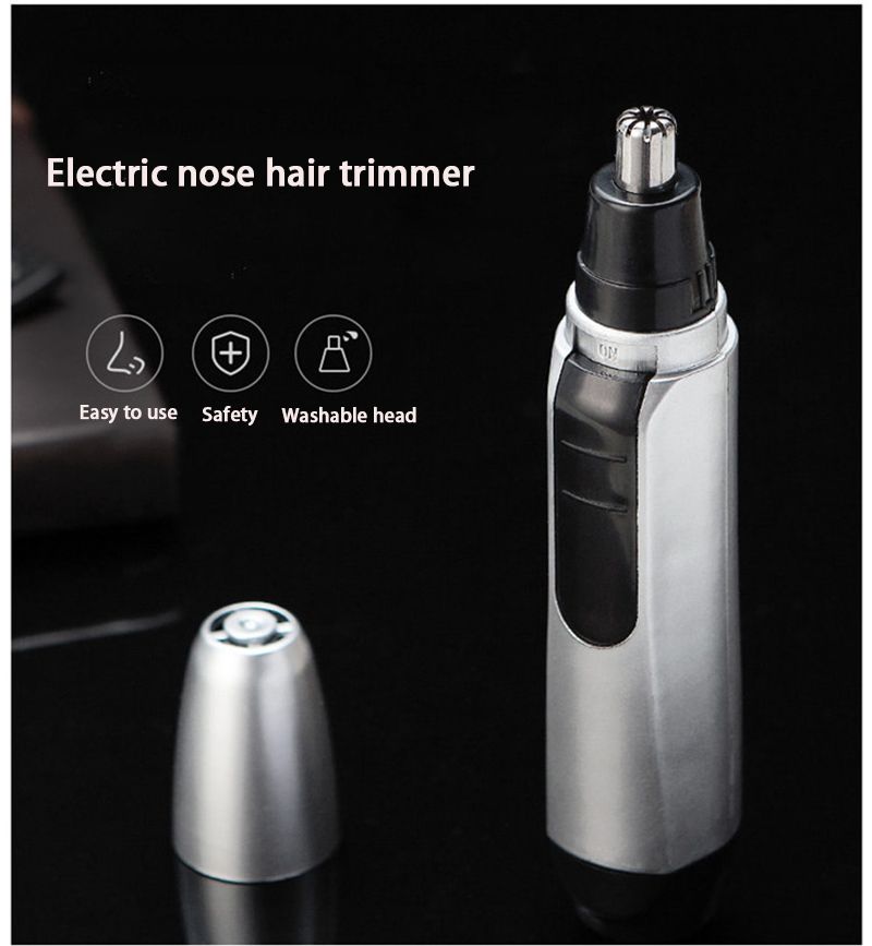 Electric Nose Hair Trimmer Implement Shaver Clipper Men Women Ear Neck Eyebrow Trimmer Shaver Man Clean Trimer Razor Remover Kit