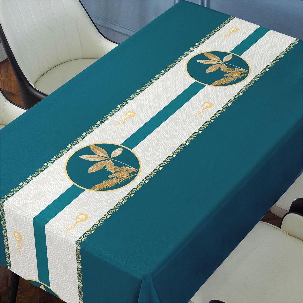 NT-24104 Waterproof and Oil-Proof Household Tablecloth, Rectangular Coffee Table Tablecloth