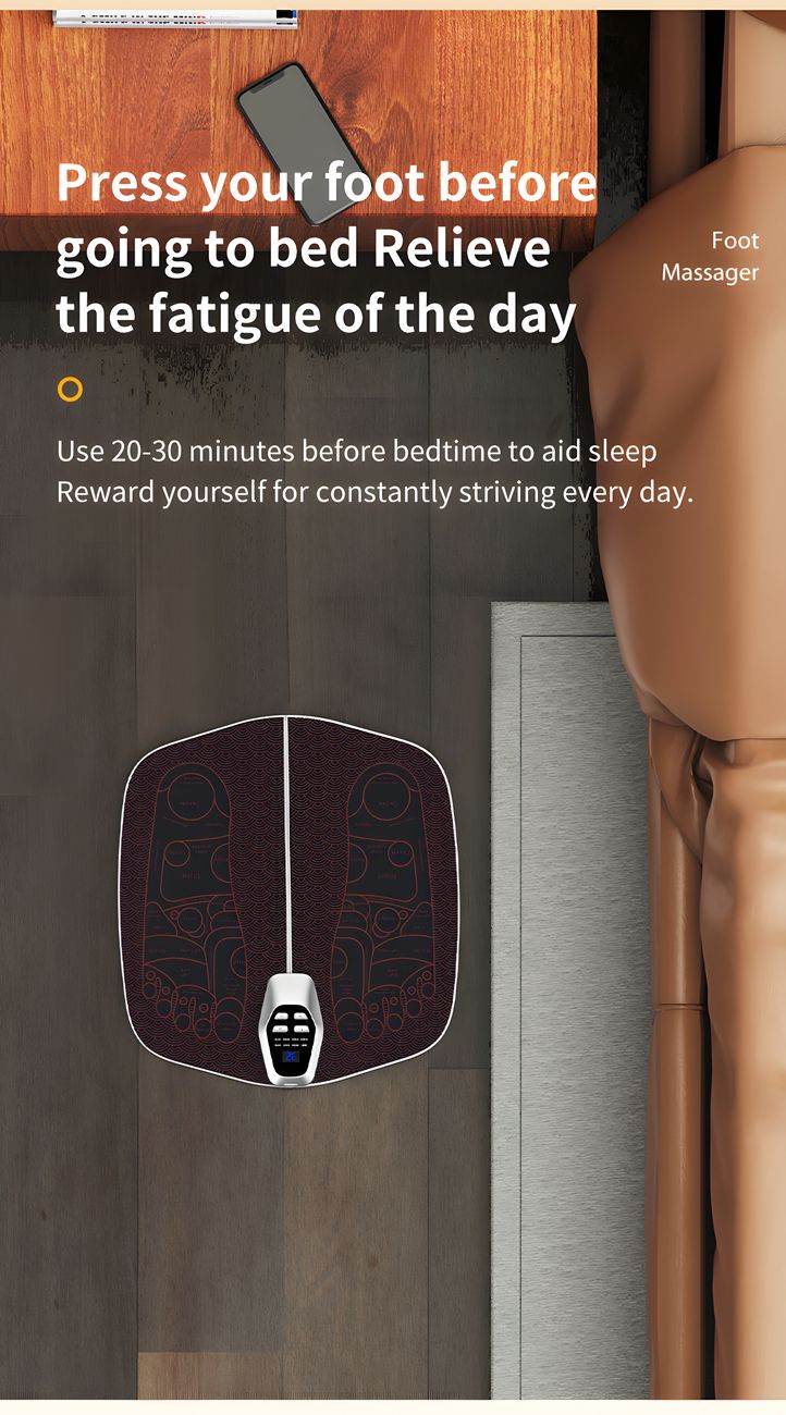 New EMS Foot Massage Foot Pad Foot Massager Pulse Foot Massager Microcurrent Foot Physiotherapy
