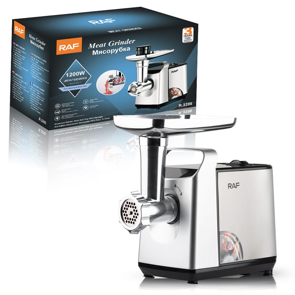 Electric meat grinder household kitchen meat processing multifunctional fully automatic stainless steel mincing meat stuffing machine sausage stuffing machine