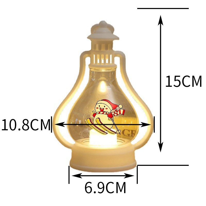 Christmas Decorations New LED Lights Children Portable Window Display Christmas Tree Pendant Creative Props(This product does not contain batteries)

 