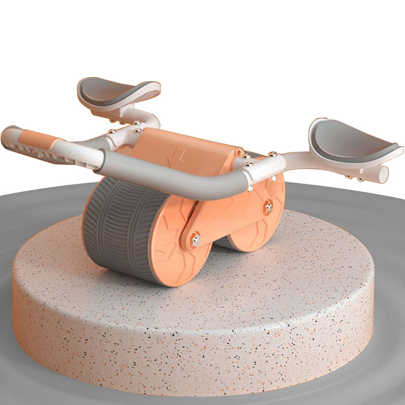 2324 Ab Wheel Abs Roller Wheel Muscle Core Trainer Workout Gym Double Abdominal Roller Wheel