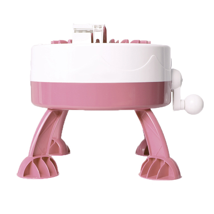 Handmade DIY Woolen Weaving Machine 22 Needle Star Cylinder Woolen Weaving Machine Yarn Weaverpink