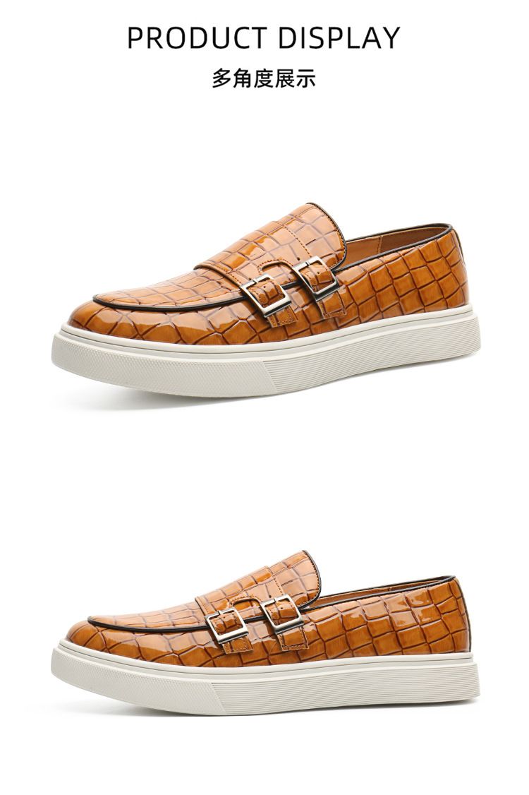 Men's summer breathable 2025 new style casual one-step loafers, men's business formal leather shoes