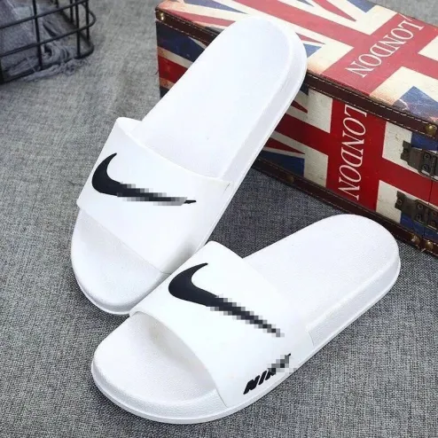 Nike hot sale couple slippers