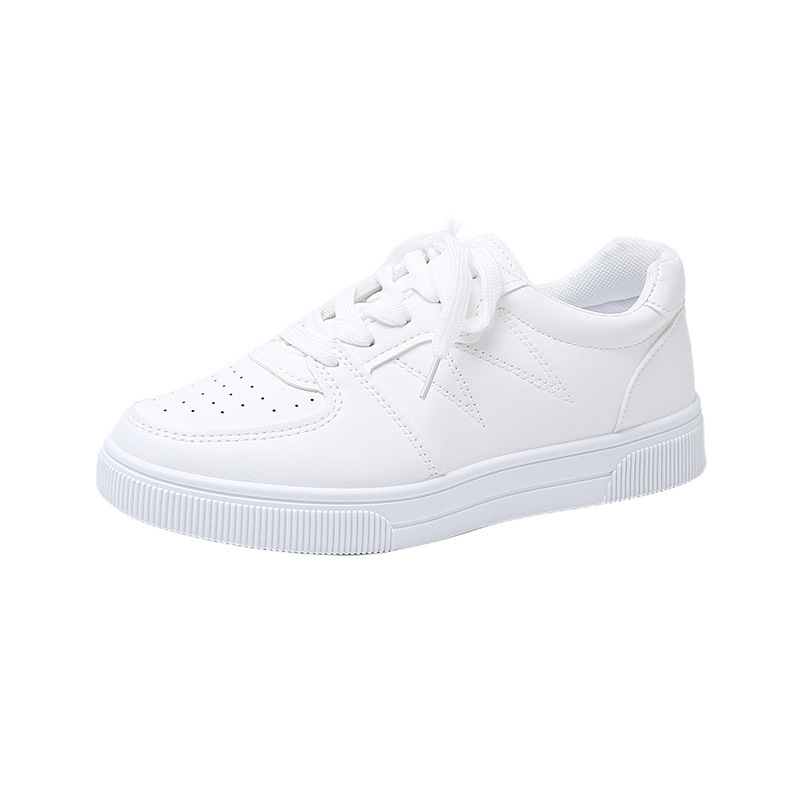 Little white shoes women 2025 spring new ins street fashion shoes shallow mouth breathable Korean version of student leisure sports shoes