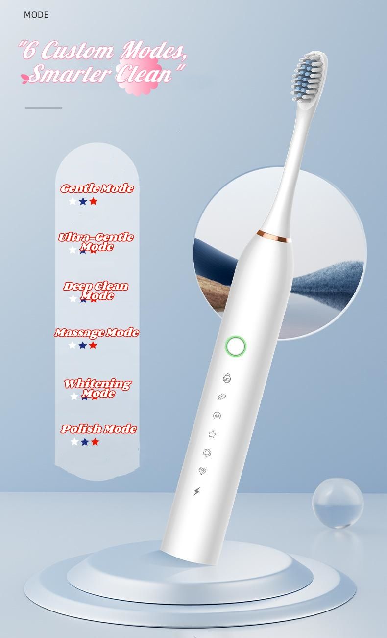 Protective Clean 5100 Rechargeable Electric Toothbrush, with Pressure Sensor, 6 Cleaning Modes, SmarTimer and QuadPacer, 14-Day Battery Life, Travel Case, Black