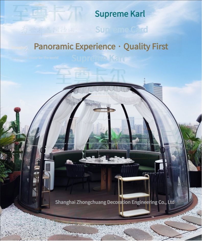 Supreme Carl Mobile PC Starry Sky Room Restaurant Scenic Area Homestay Outdoor Transparent Sunroom Manufacturer Direct Sales
