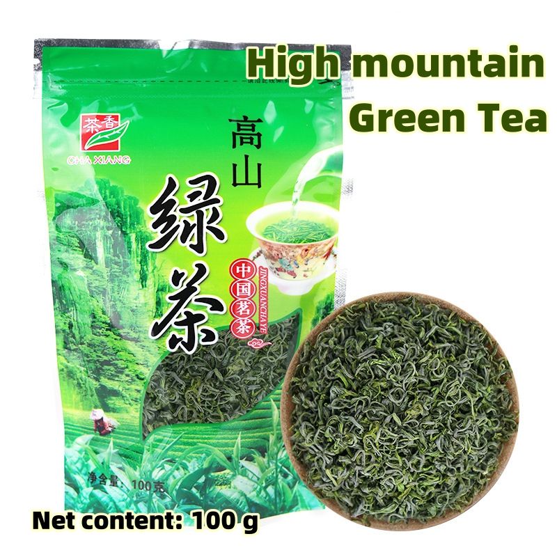 Chinese Tea High mountain green tea Bagged 100g CRRSHOP new tea Own tea gardens500g (100g * 5 packs )